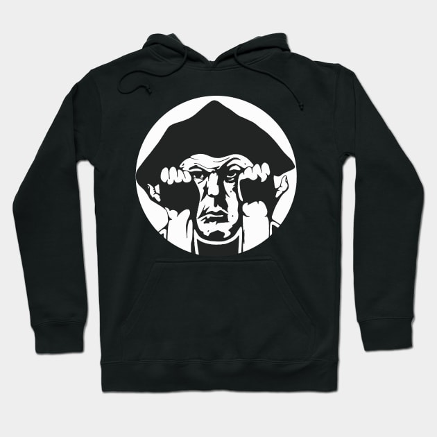 Aleister Crowley FanArt Tribute Hoodie by darklordpug